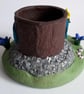 Handmade Polymer Clay Fairy House Tealight Holder - Image 7