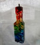 Rainbow Glass and Resin Bottle Suncatcher