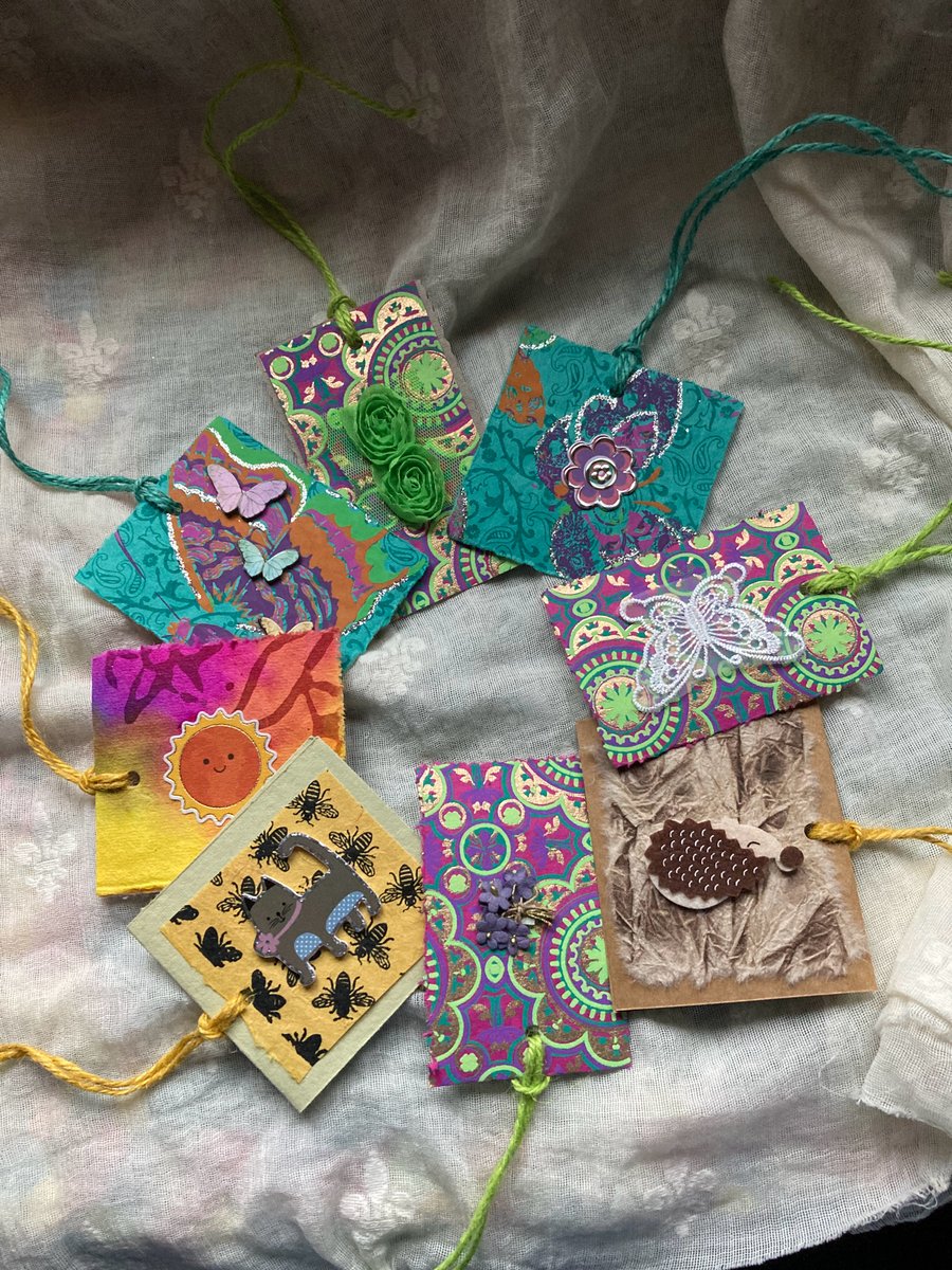 8 handmade unique gift tags