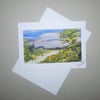 landscape watercolour hand painted greetings card ( ref FA236 A2 )