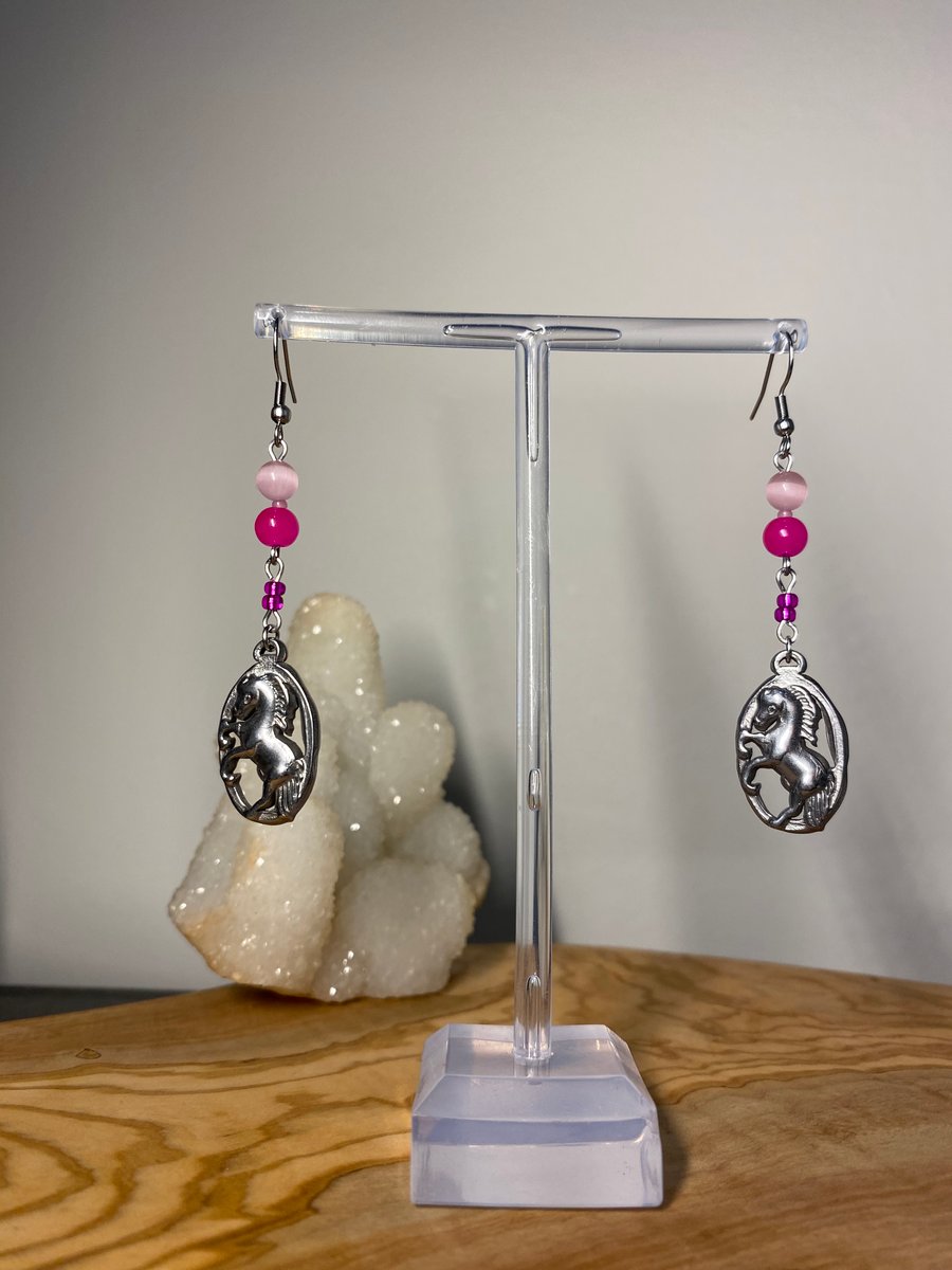 Pink Pony Club inspired Earrings 