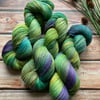 Hand dyed yarn 4 ply Polwarth Manana 100g