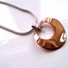 Ripple Copper Pendant