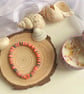 Handmade Clay Bead Stretch Bracelet Isola Charms
