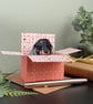 Dachshund Card; Personalised or Blank. Sausage dog gift card holder - Image 8