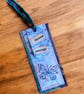 'Choose Courage' – Handmade Affirmation Fabric Tag or Bookmark - Image 4