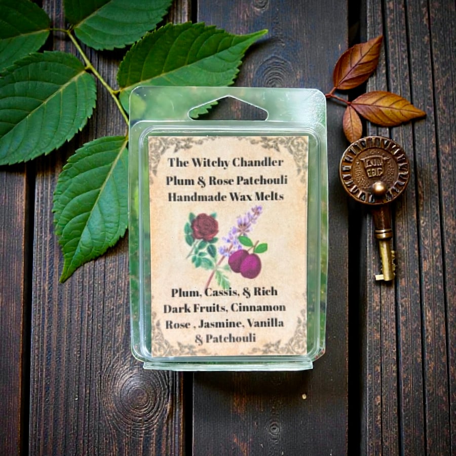 Plum, Rose & Patchouli Handmade Wax Melts 