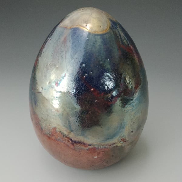 Dragon egg blue with silver top (22149)