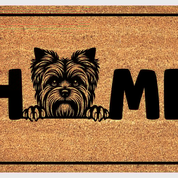 Yorkshire Terrier Home Door Mat No.2 - Welcome Mat - 3 Sizes