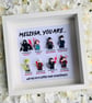 Horror Halloween Customised 8 Figure Minifigure Frame - Image 1