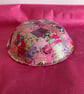 up cycled decopatch pinks bamboo bowl  - Image 5