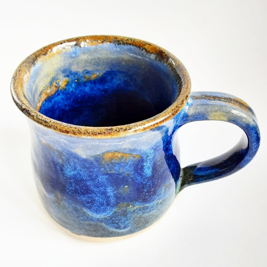 Blue Wave Ceramic Mug 