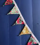 'Flowers and stars' Liberty fabric mini 'dresser' bunting with jingle bells - Image 5