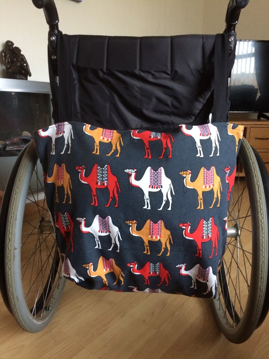Wheel Chair shopping bag Camels