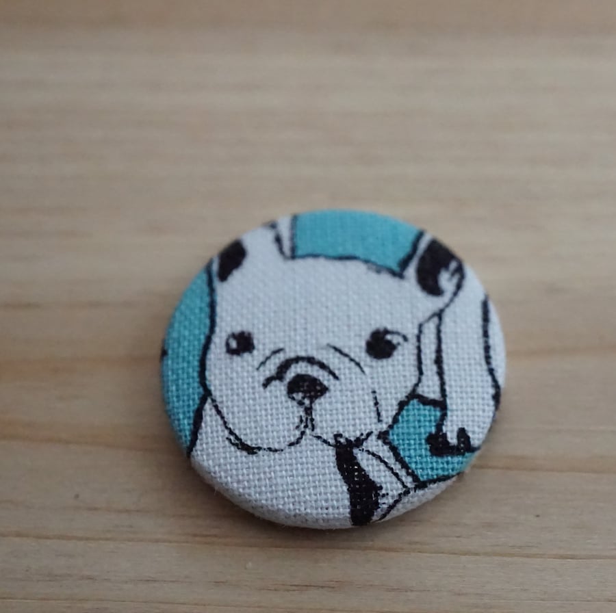 French Bulldog Fabric Badge