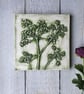 Cow Parsley No.4 Plaster Cast Wall Plaque Limited Edition - Image 2