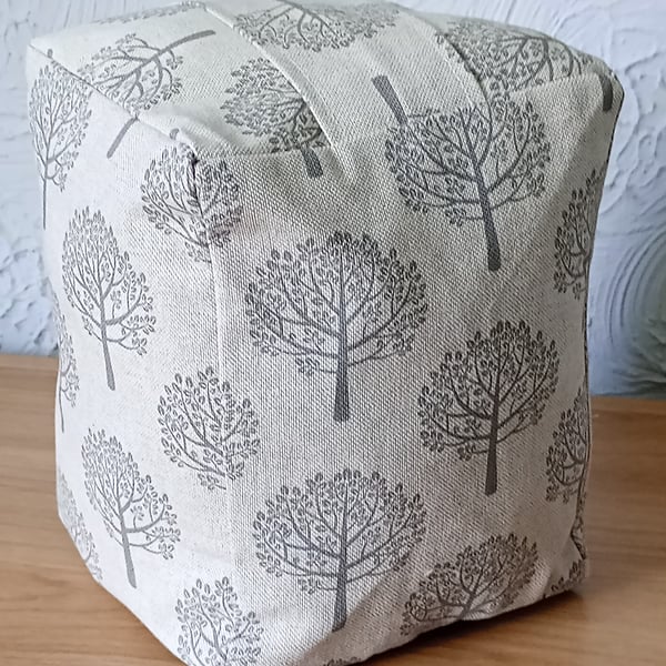 Mulberry Tree Chunky Fabric Door Stop Silver Grey