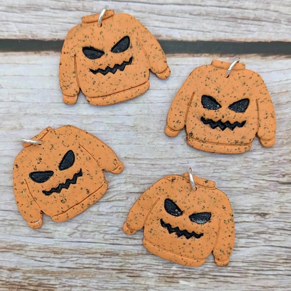 Pumpkin Christmas Jumper Tree Decorations 