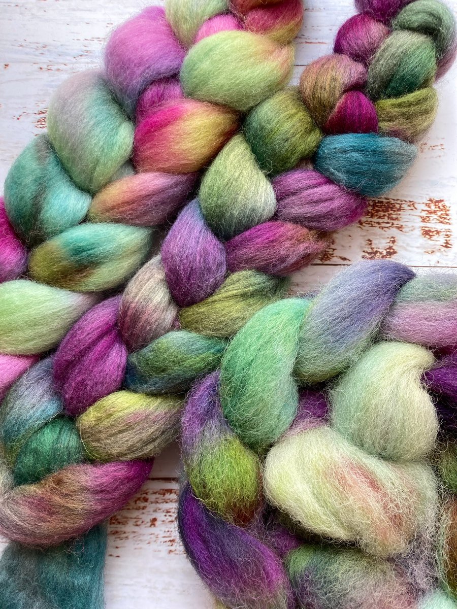 Exmoor Horn and Corriedale beginner spinner pack 170g