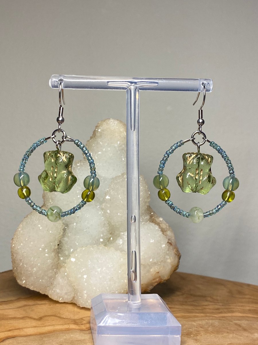 Seamus - Frog Earrings 