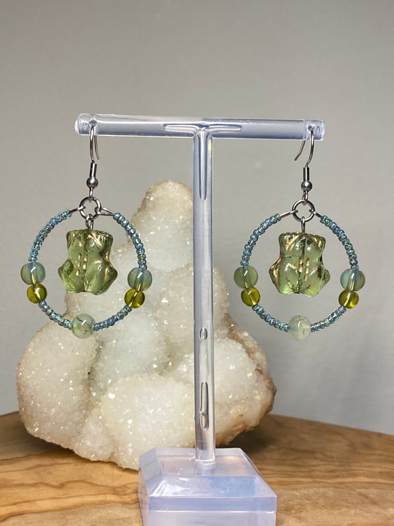 Seamus - Frog Earrings 