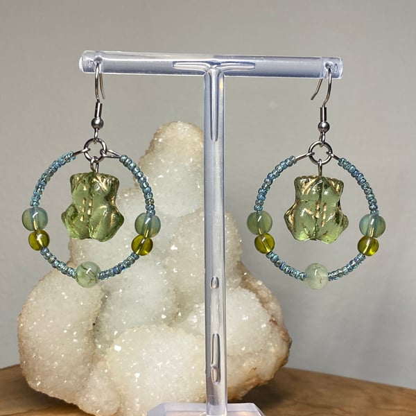 Seamus - Frog Earrings 