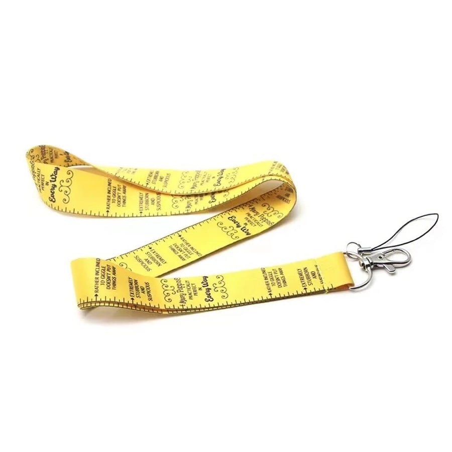 Mary Poppins Tape Measure lanyard
