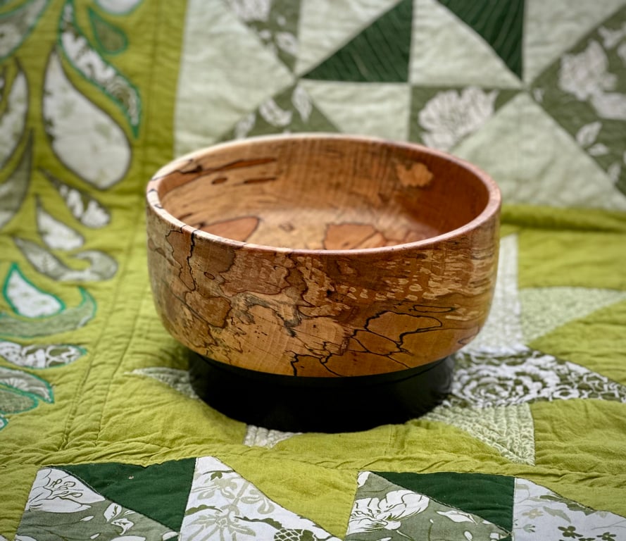7” Spalted Maple Bowl
