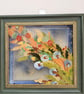 Glass painting Floral wall art Waiting for the Autumn - Image 3