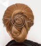 Antique copper Hair bun holder ,Hair bun slide,hair bun barrette, - Image 2