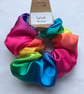 Large Silky satin luxury fabric scrunchies, Large scrunchie, Satin fabric  - Image 1