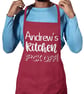 Personalised Rude Kitchen Apron - Personalised Name's Kitchen F Off - Image 3