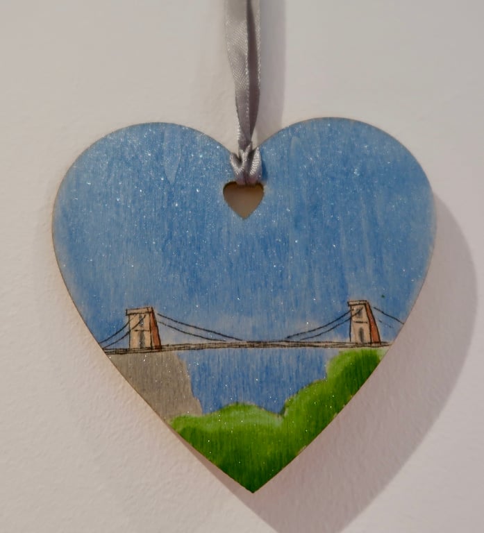 Watercolour Painting of Clifton Suspension Bridge, Bristol 