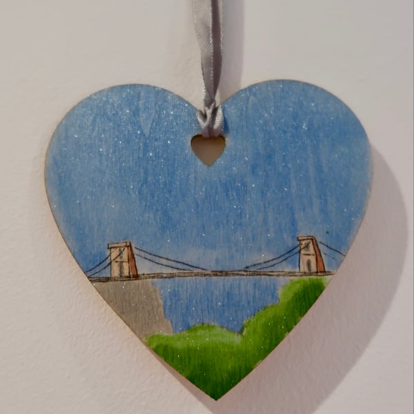 Watercolour Painting of Clifton Suspension Bridge, Bristol 