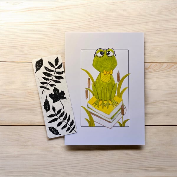 Print and Bookmark Gift Set - Whimsical Nature Gift Set