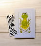 Whimsical Frog and Nature Bookmark Gift Set