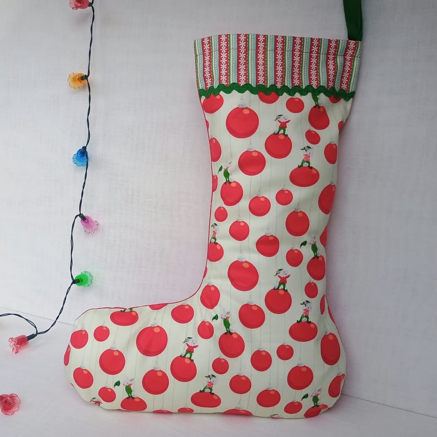 Christmas Stocking - Festive Mice