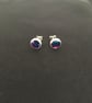 Pretty Round Tri-coloured Earstuds - Image 9