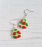 Strawberry statement stud and drop OR hook earrings TWO PAIRS AVAILABLE - Image 2