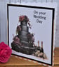 C4750  Gothic Wedding Card - Image 2