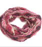 Knitting pattern for feminine flowery infinity scarf - Image 3