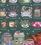 'Tea Plant Guide' Illustration Print A4 Unframed  - Image 3