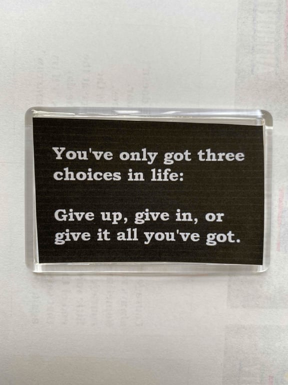 Go Hard Or Go Home Motivational Aspitational Just Do Training It Fridge Magnet