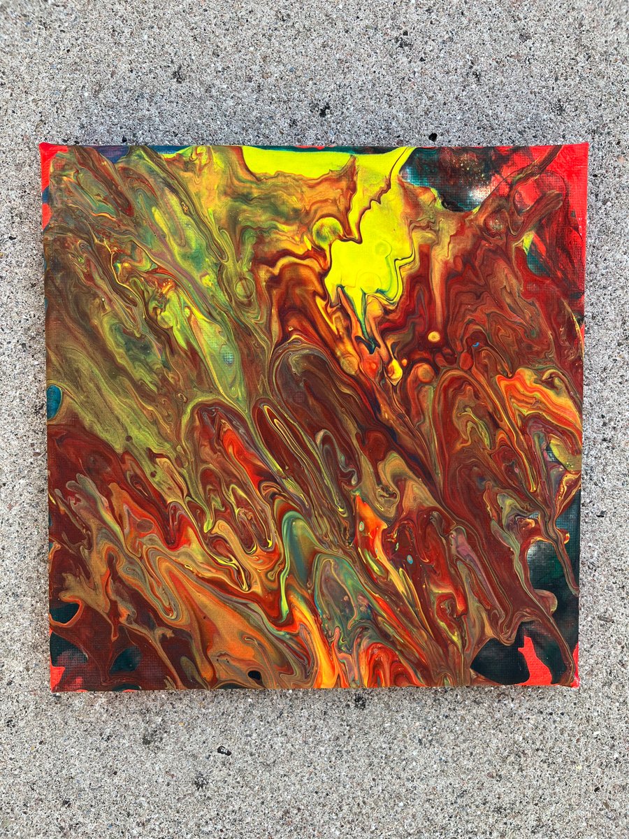 Canvas Marble Painting