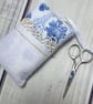  Vintage Fabric Pin Cushion & Scissors  - Image 2