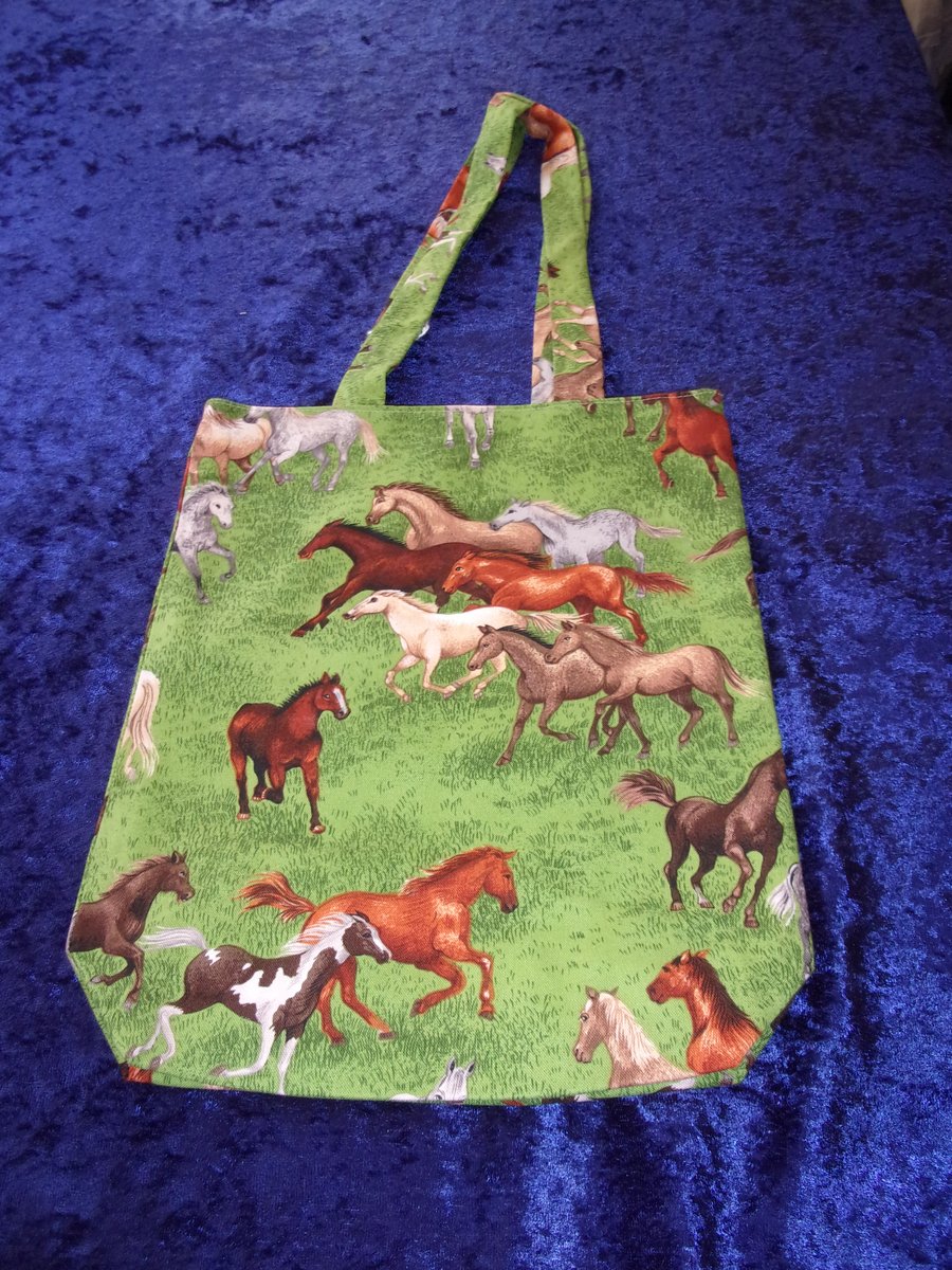 Horses in a Field Project Bag