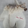 Vintage wool mittens decoration