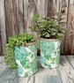 Hydrangea Floral Handmade Recycled Eco-Friendly Indoor Kitchen Herb Gift Set - Image 3