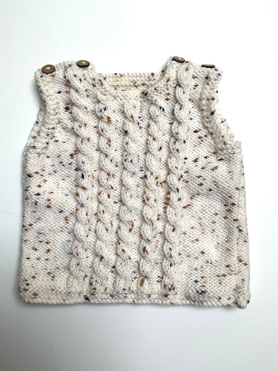 Baby vest sleeveless jumper