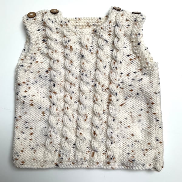 Baby vest sleeveless jumper